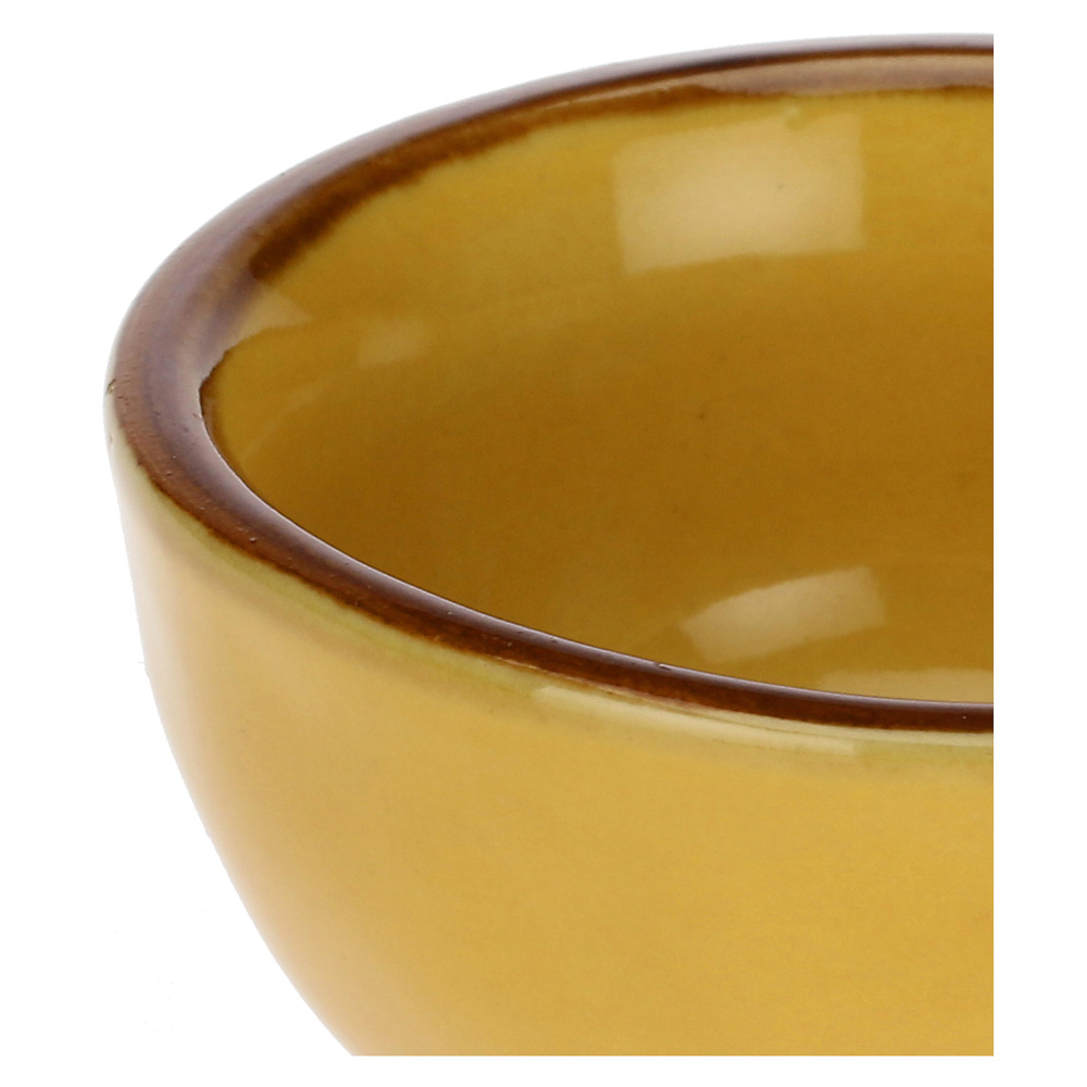 Мисочка Rose&Tulipani Milano CONCERTO OCRA, керамогранит, охра, диам. 7 см