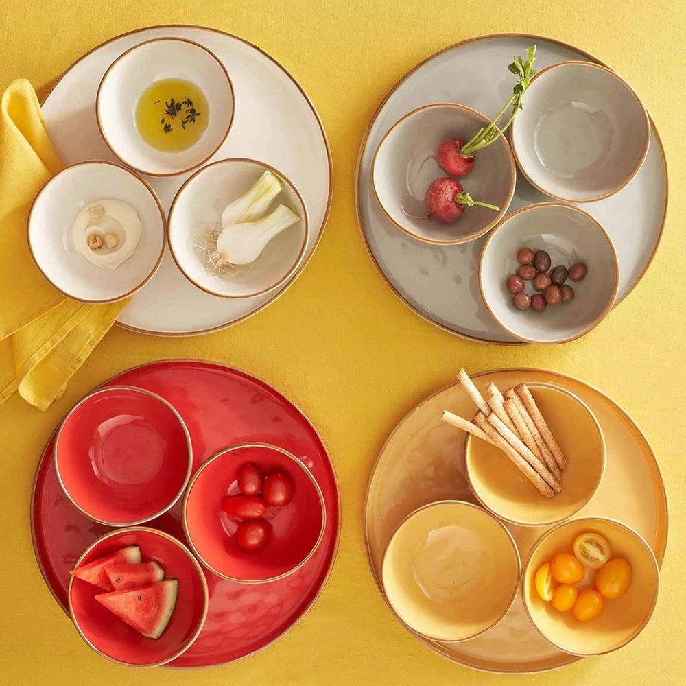 Мисочка Rose&Tulipani Milano CONCERTO OCRA, керамогранит, охра, диам. 7 см