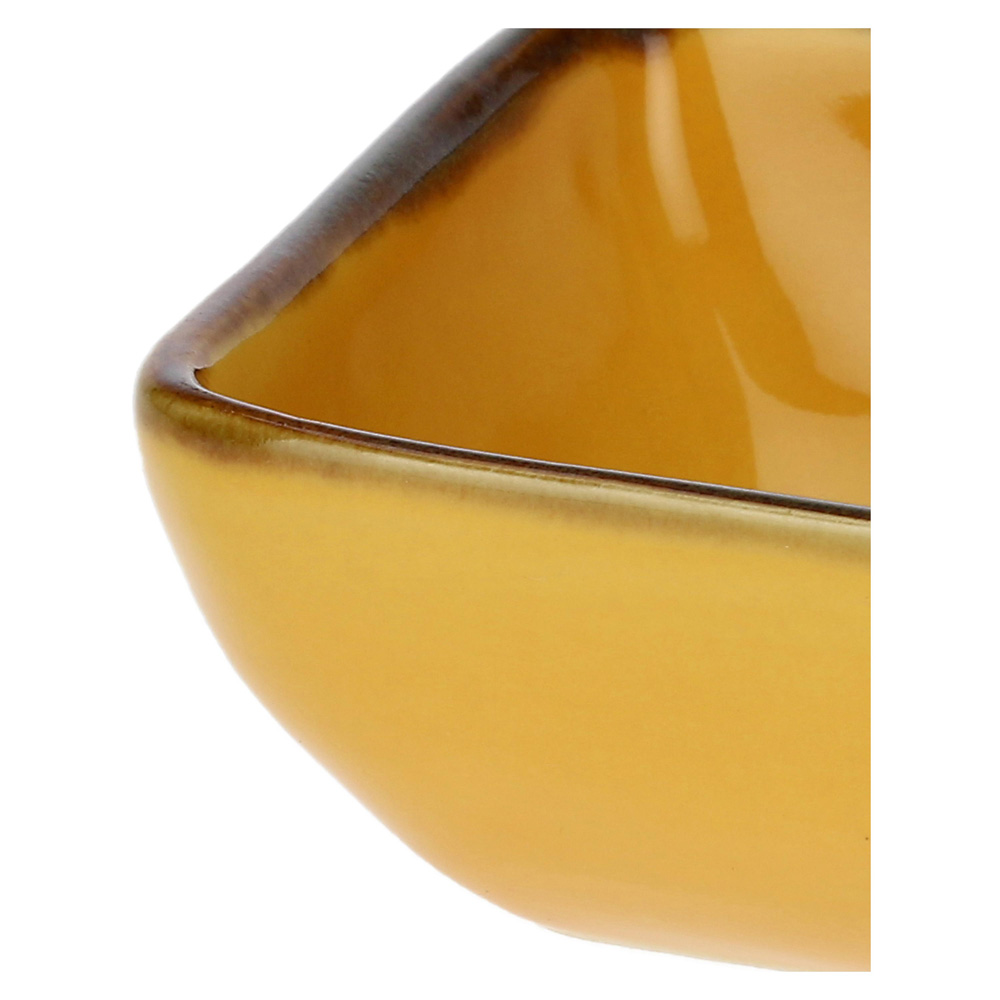 Мисочка Rose&Tulipani Milano CONCERTO OCRA, керамогранит, охра, 8 х 8 см