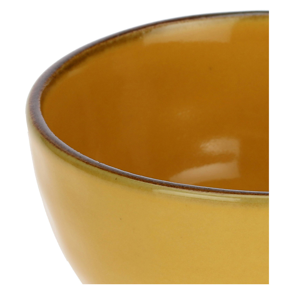 Мисочка для фруктів Rose&Tulipani Milano CONCERTO OCRA, керамограніт, охра, діам. 11 см