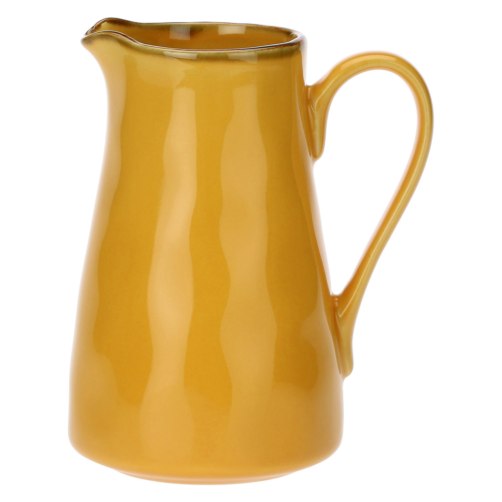 Кувшин Rose&Tulipani Milano CONCERTO OCRA, керамогранит, охра, 1700 мл