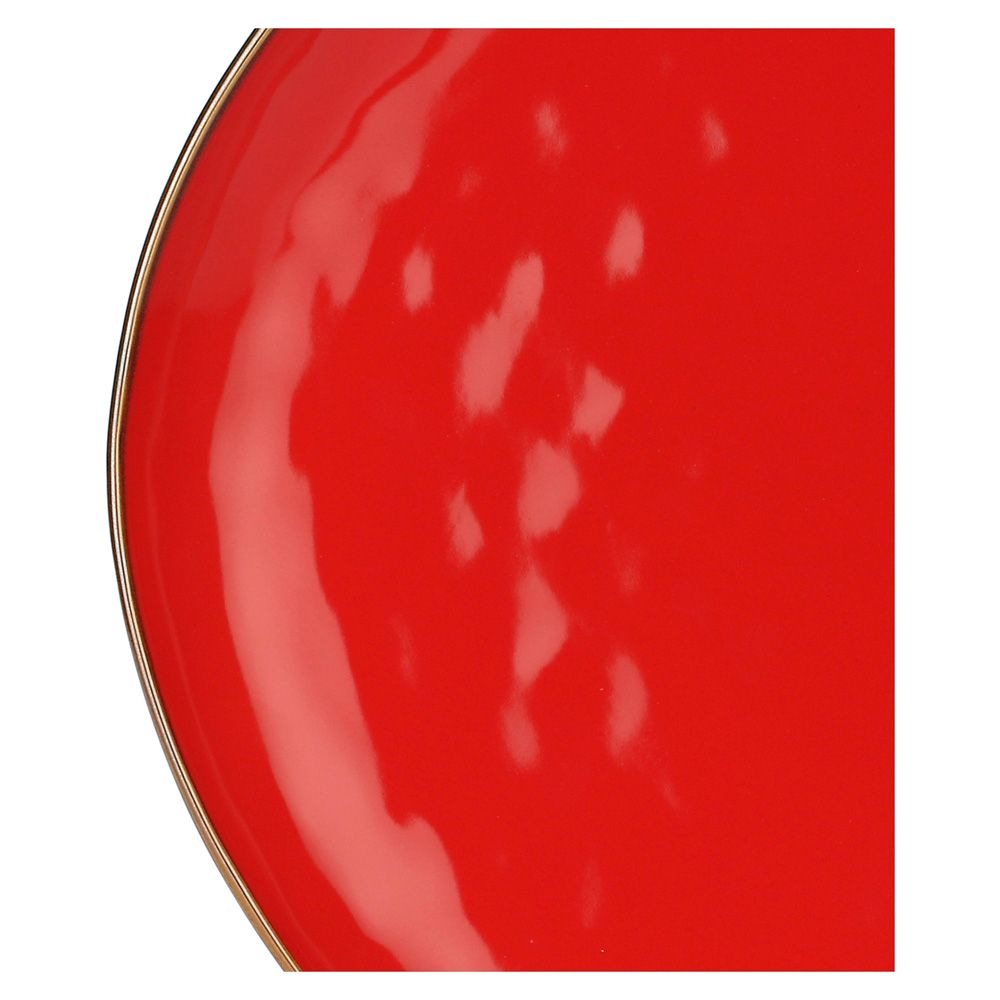 Блюдо сервірувальне кругле Rose&Tulipani Milano CONCERTO CORALLO, керамограніт, корал, діам. 32 см