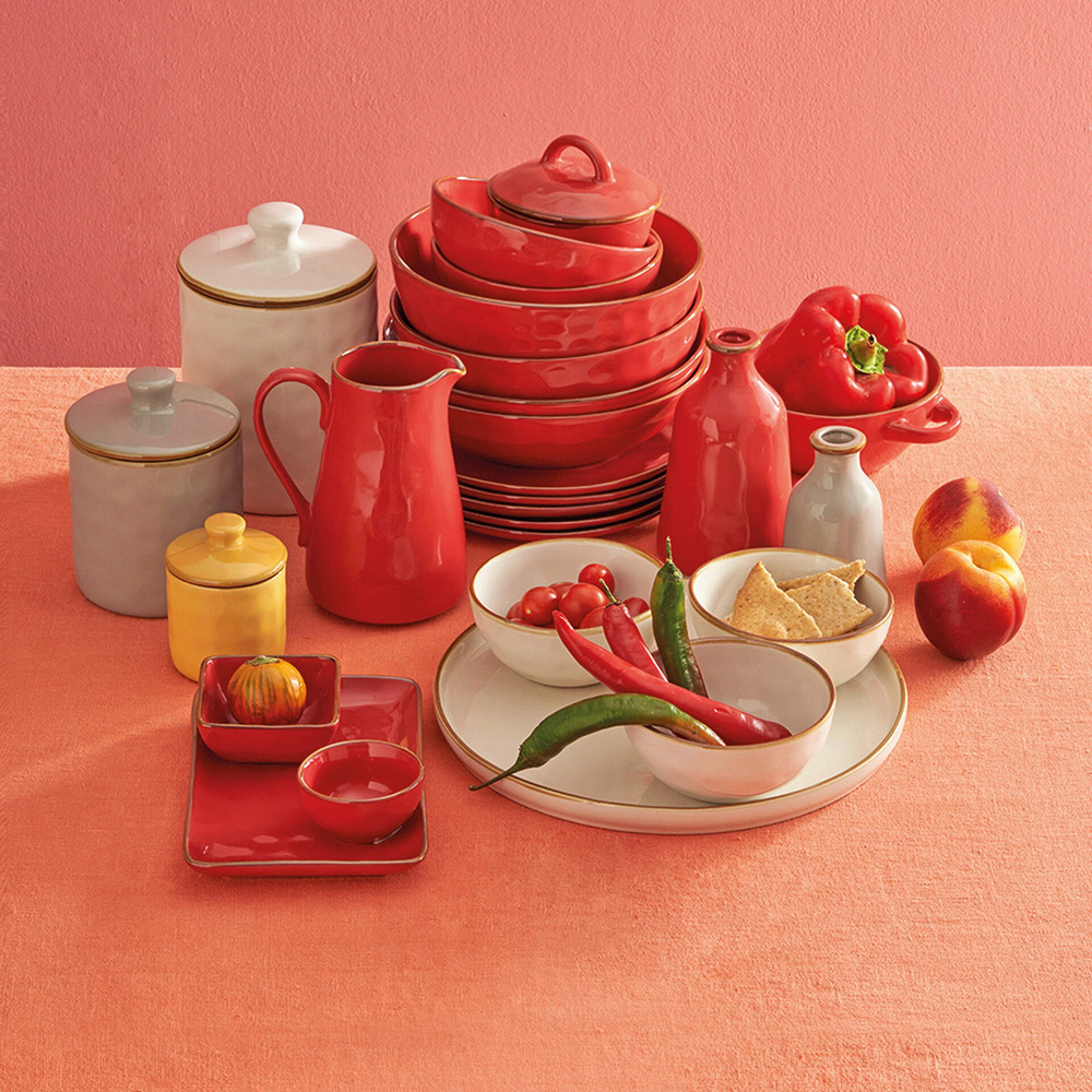 Мисочка Rose&Tulipani Milano CONCERTO CORALLO, керамогранит, коралл, диам. 7 см