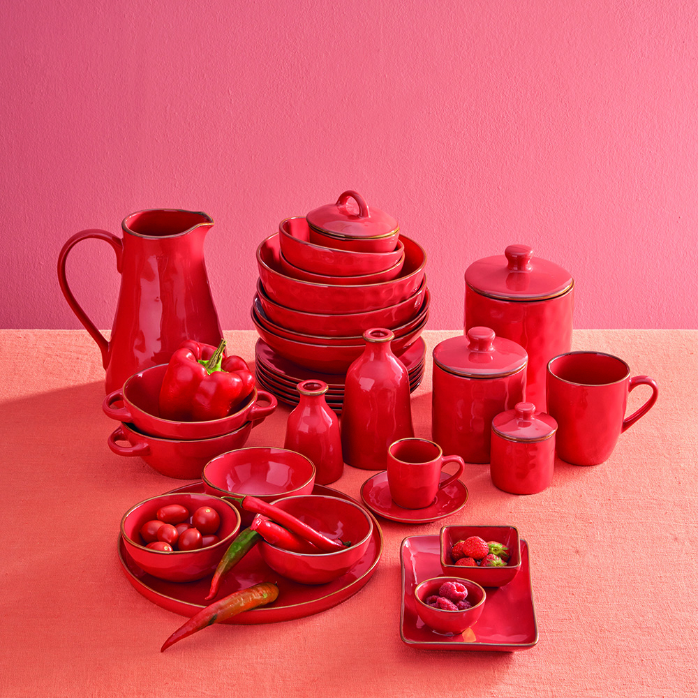 Мисочка Rose&Tulipani Milano CONCERTO CORALLO, керамогранит, коралл, диам. 7 см