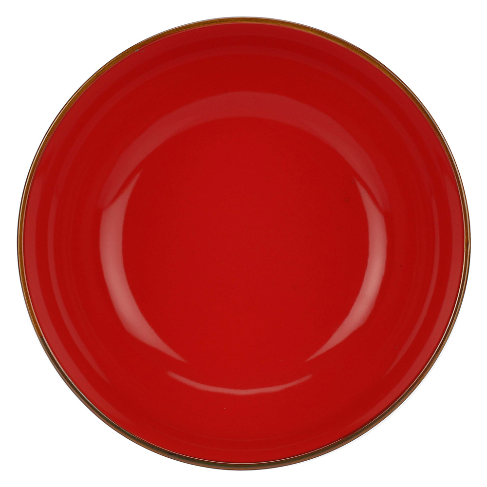 Миска для салату Rose&Tulipani Milano CONCERTO CORALLO, керамограніт, корал, діам. 26 см