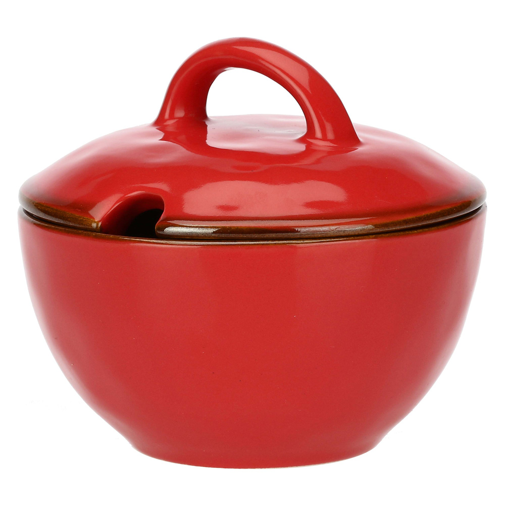 Цукорниця Rose&Tulipani Milano CONCERTO CORALLO, керамограніт, корал, 250 мл