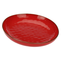 Блюдо сервірувальне кругле Rose&Tulipani Milano CONCERTO CORALLO, керамограніт, корал, діам. 30 см