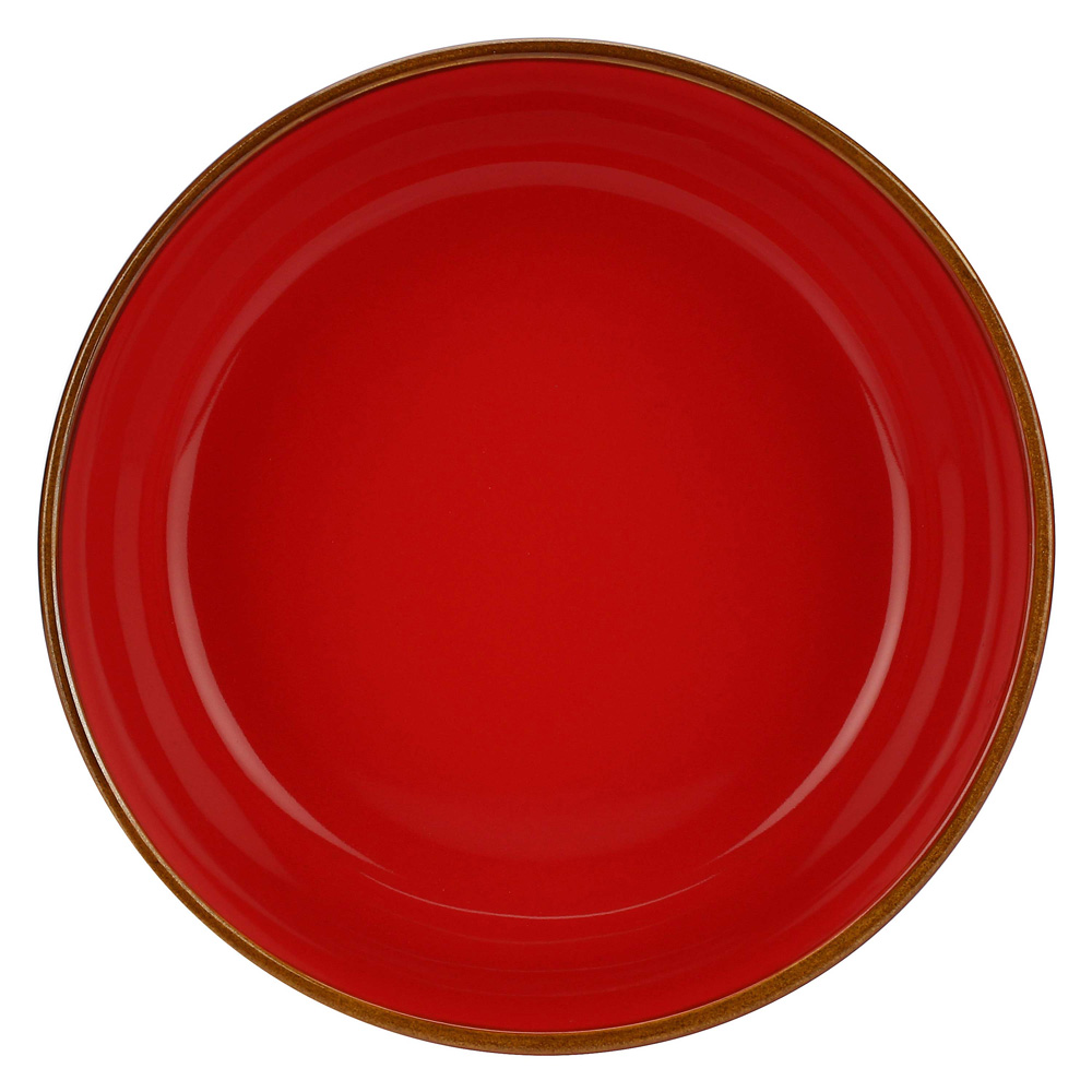 Миска для салату Rose&Tulipani Milano CONCERTO CORALLO, керамограніт, корал, діам. 20 см