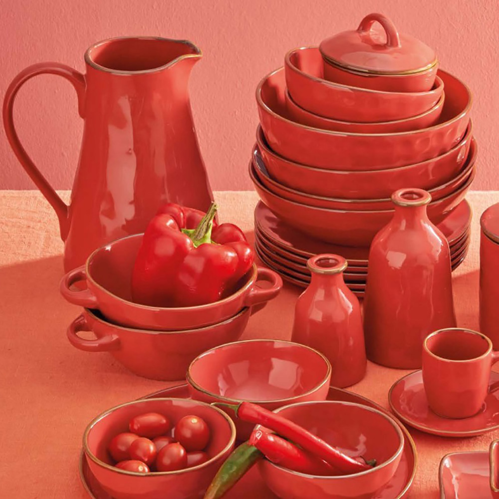 Кувшин Rose&Tulipani Milano CONCERTO CORALLO, керамогранит, коралл, 1700 мл