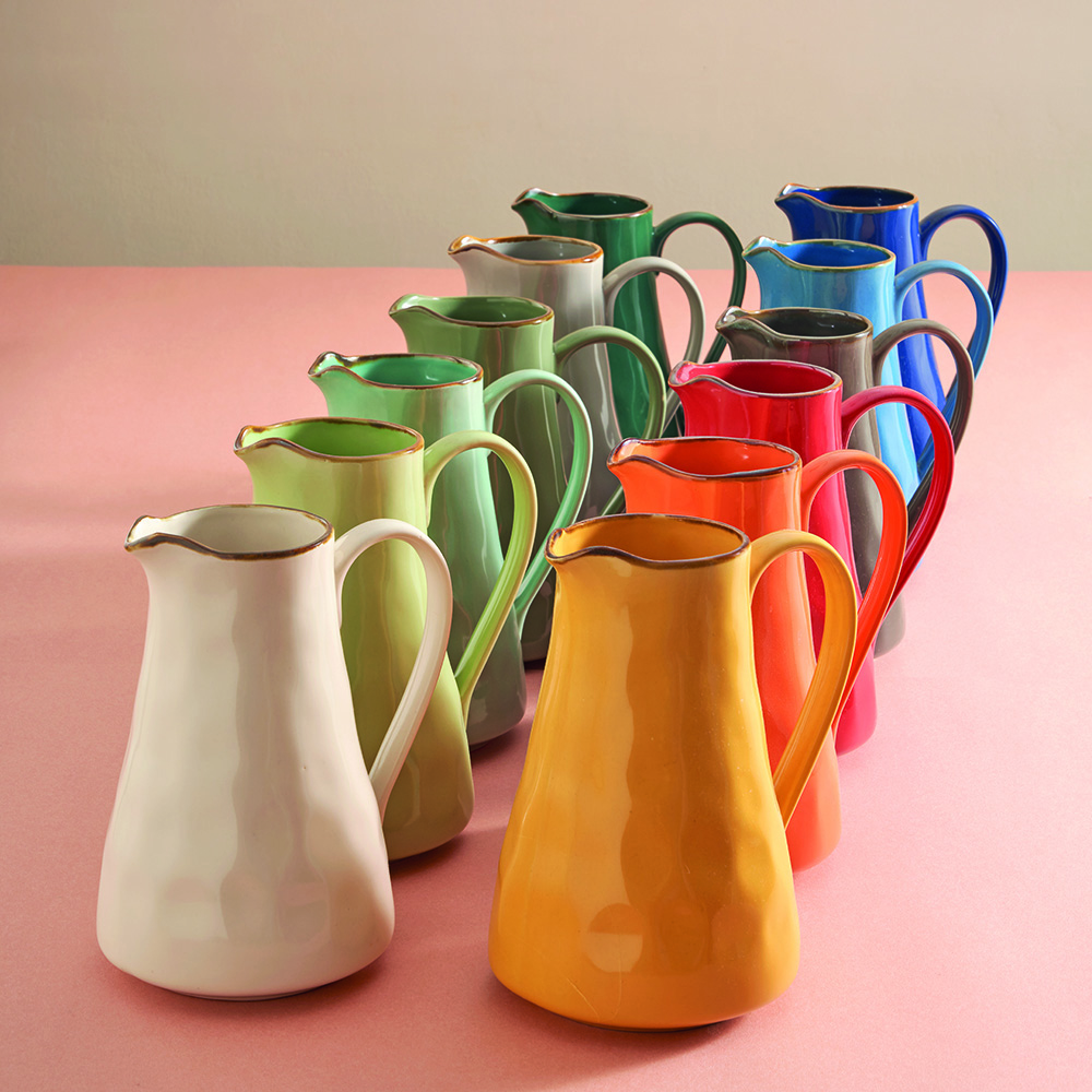 Кувшин Rose&Tulipani Milano CONCERTO CORALLO, керамогранит, коралл, 1700 мл