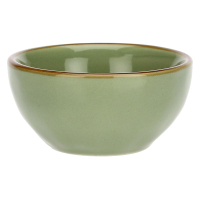 Мисочка Rose&Tulipani Milano CONCERTO VERDE OLIVA, керамогранит, олива, диам. 7 см