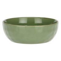 Миска для салату Rose&Tulipani Milano CONCERTO VERDE OLIVA, керамограніт, олива, діам. 20 см