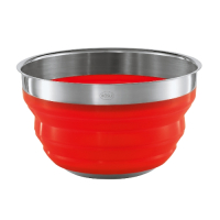 Миска складная силиконовая Rosle, красная, диам. 24 см