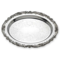 Піднос овальний Reed and Barton BURGUNDY, срібний, 40 см