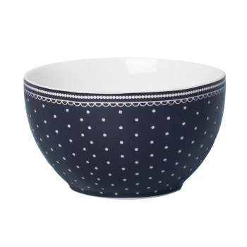 Мисочка Katie Alice VINTAGE INDIGO Gingham, фарфор, диам. 5,5 см, 180 мл