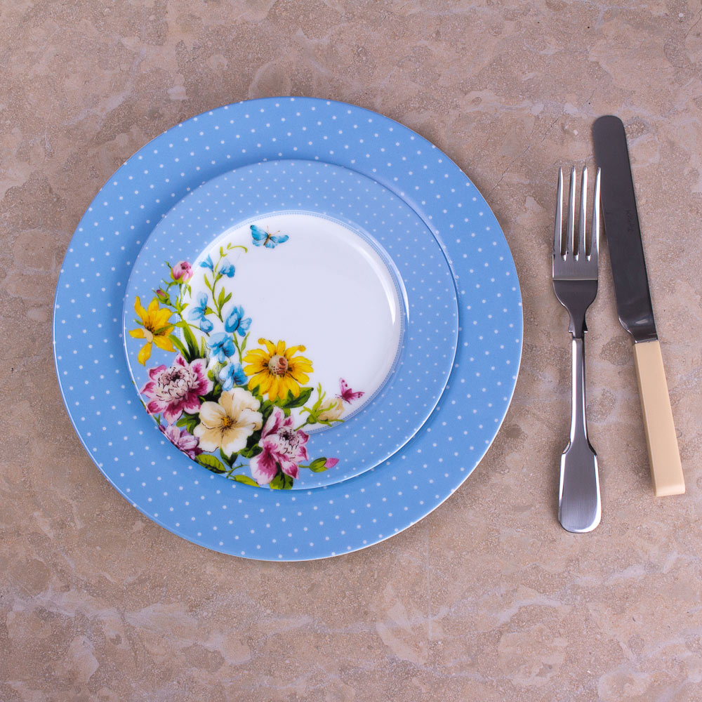 Тарілка десертна Katie Alice ENGLISH GARDEN Blue Spot, порцеляна, діам. 19 см