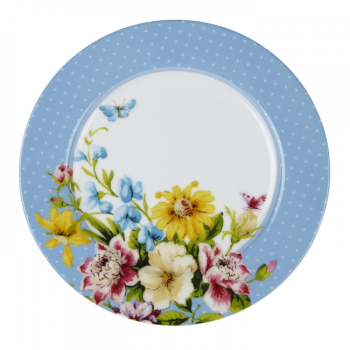Тарелка десертная Katie Alice ENGLISH GARDEN Blue Spot, фарфор, диам. 19 см