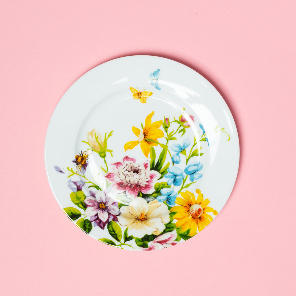 Тарілка десертна Katie Alice ENGLISH GARDEN Floral, порцеляна, діам. 19 см