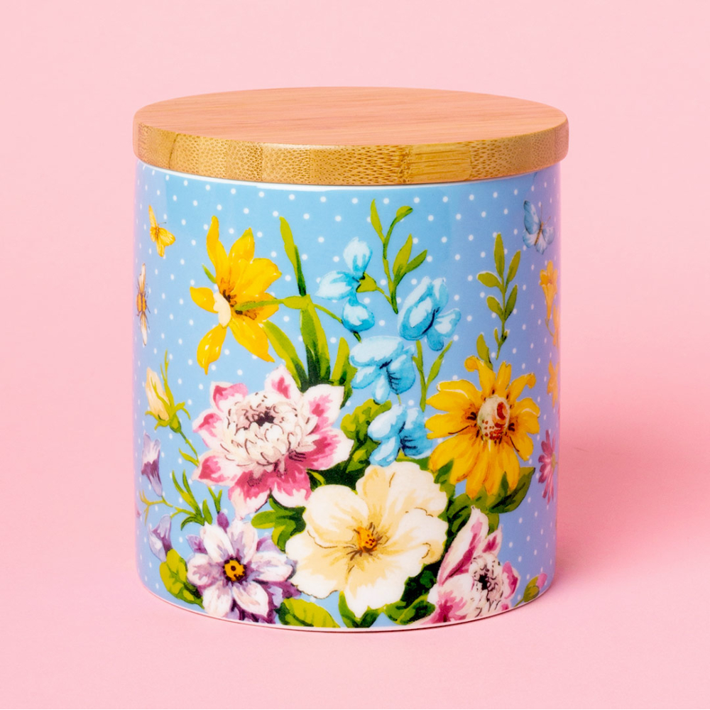 Банка для хранения Katie Alice ENGLISH GARDEN Blue, фарфор, 1000 мл