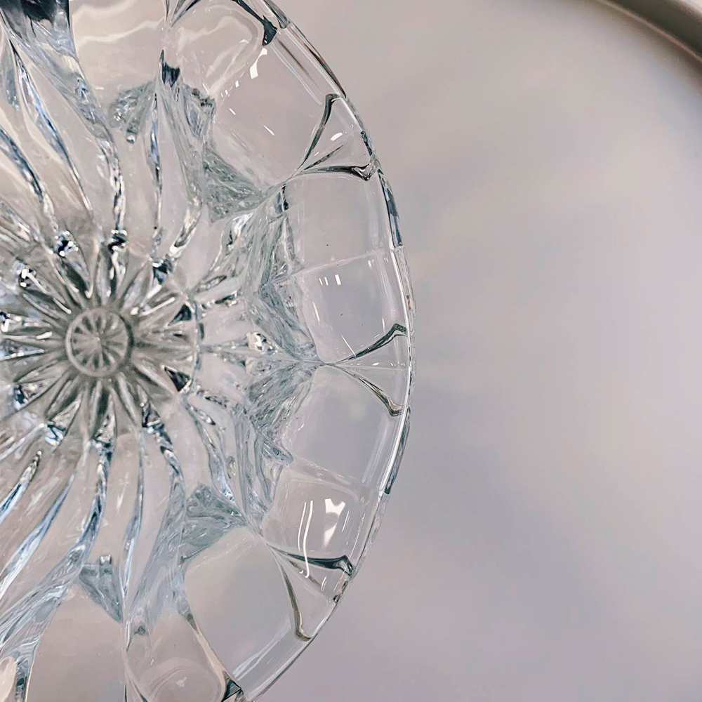 Фруктовница Mikasa Blossom, хрусталь, 25 см