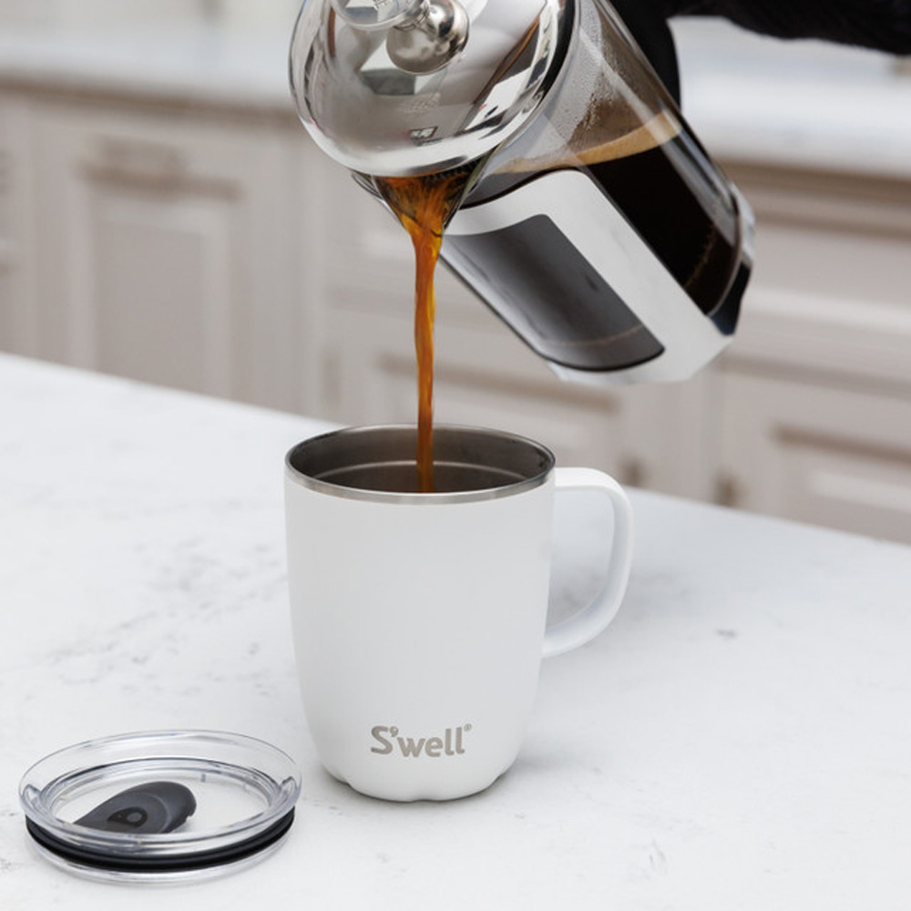 Термокружка для чая S'well MOONSTONE, белая, 350 мл