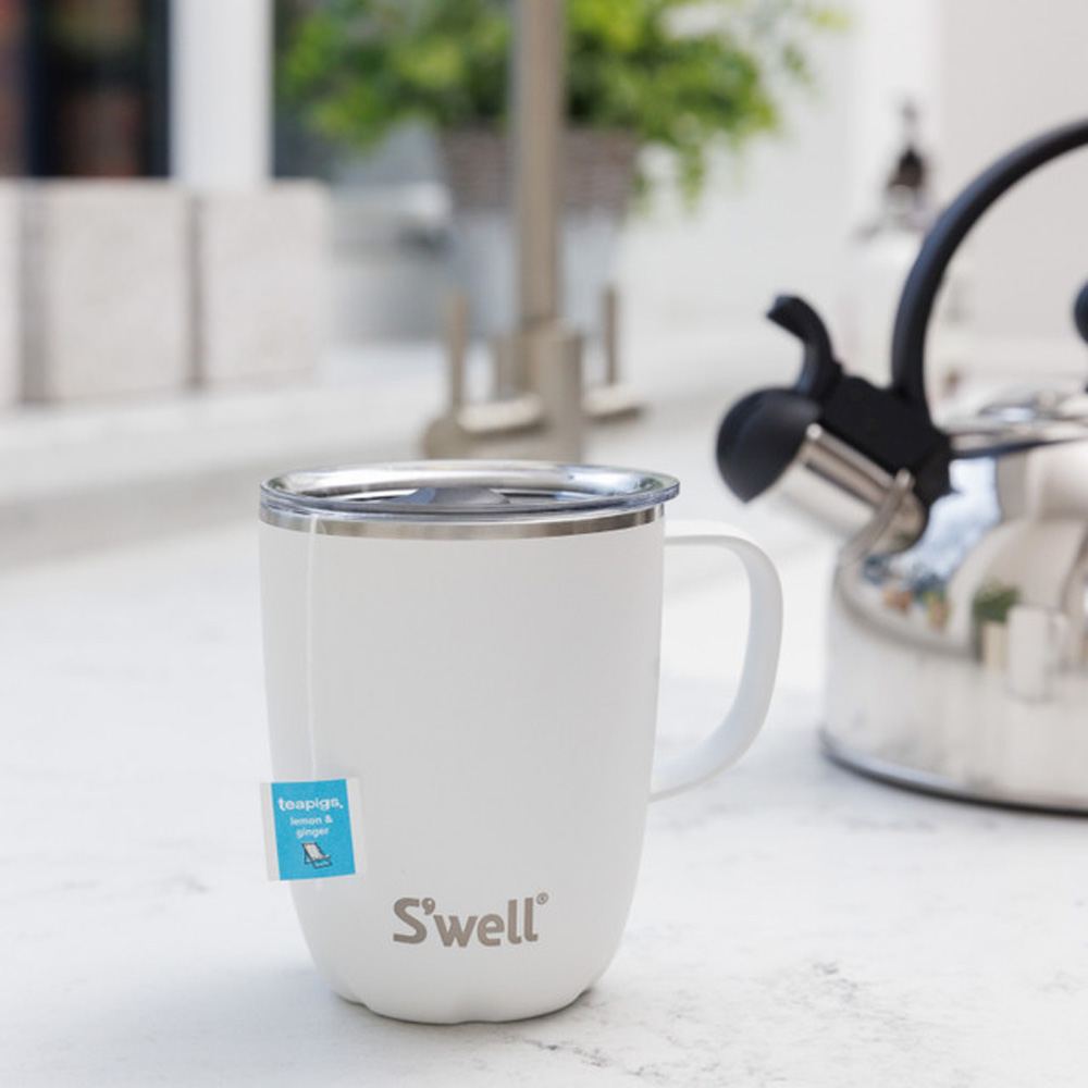 Термокружка для чая S'well MOONSTONE, белая, 350 мл