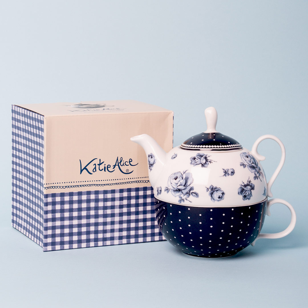 Набор для чая Katie Alice VINTAGE INDIGO, фарфор, 400 мл, 2 пр.