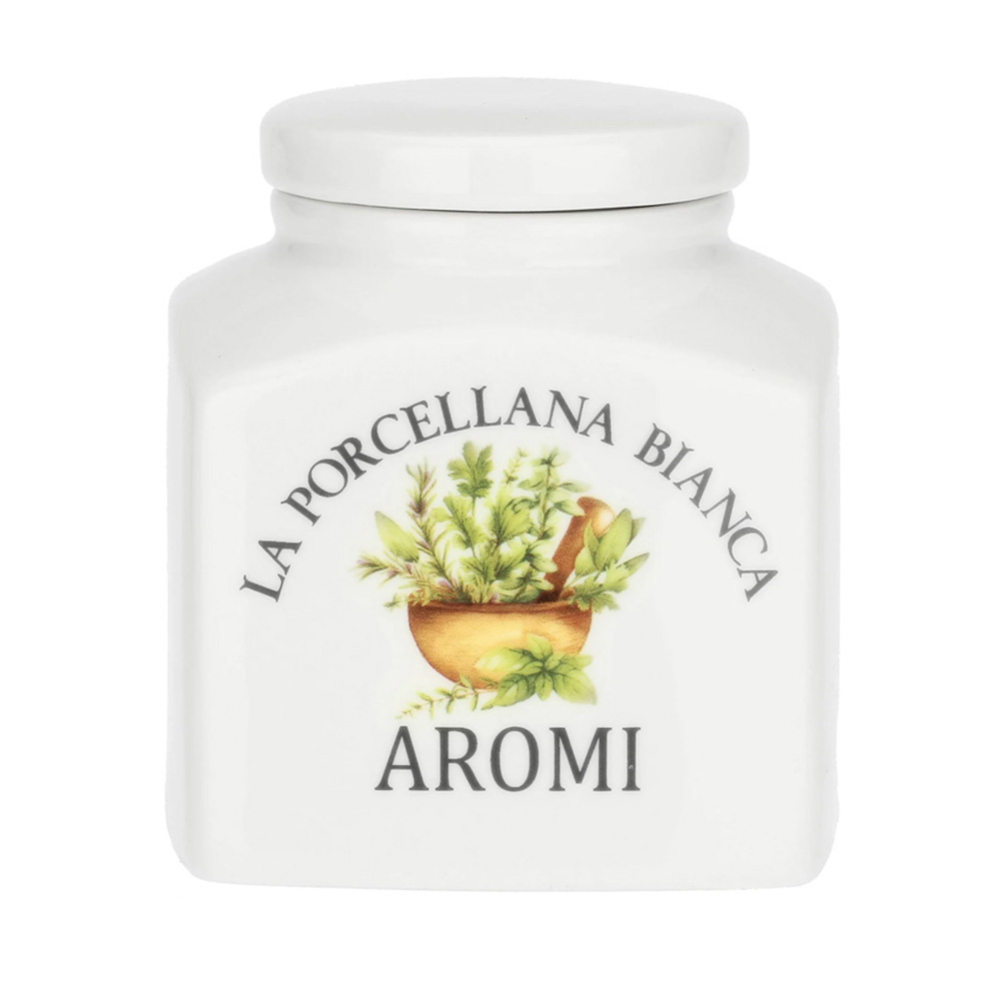 Банка для духм'яних трав La Porcellana Bianca CONSERVA, порцеляна, 500 мл