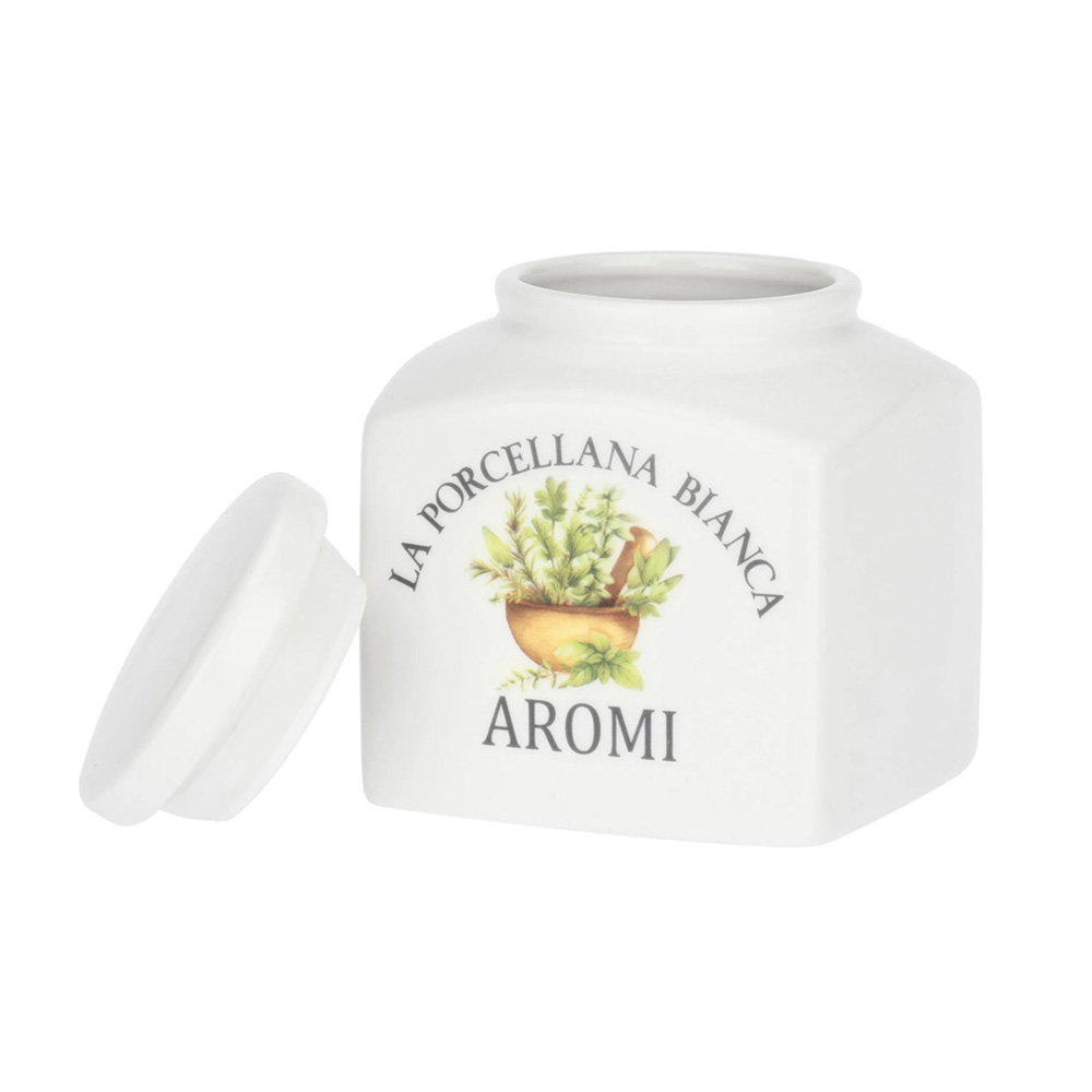 Банка для душистых трав La Porcellana Bianca CONSERVA, фарфор, 500 мл