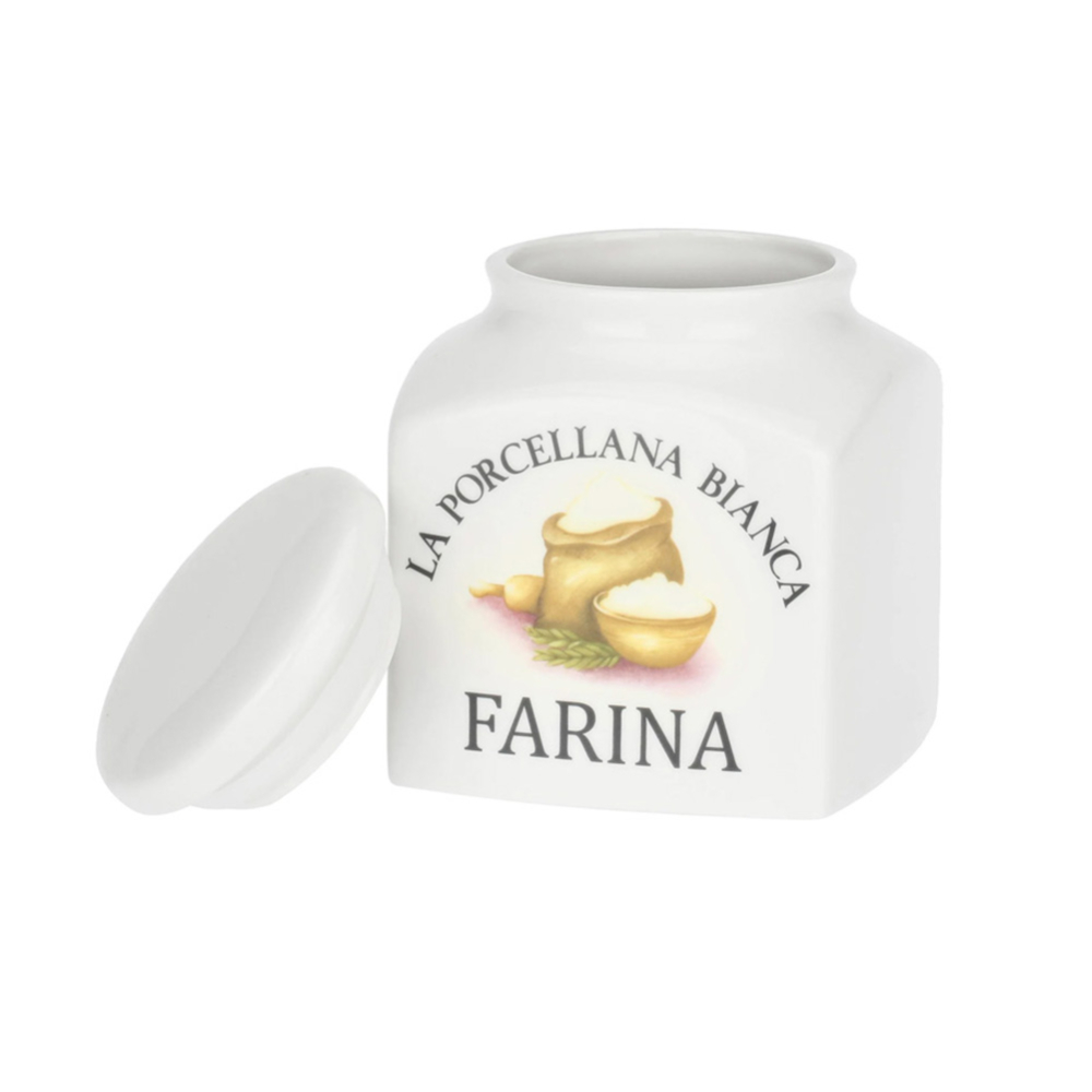 Банка для муки La Porcellana Bianca CONSERVA, фарфор, 1,1 л