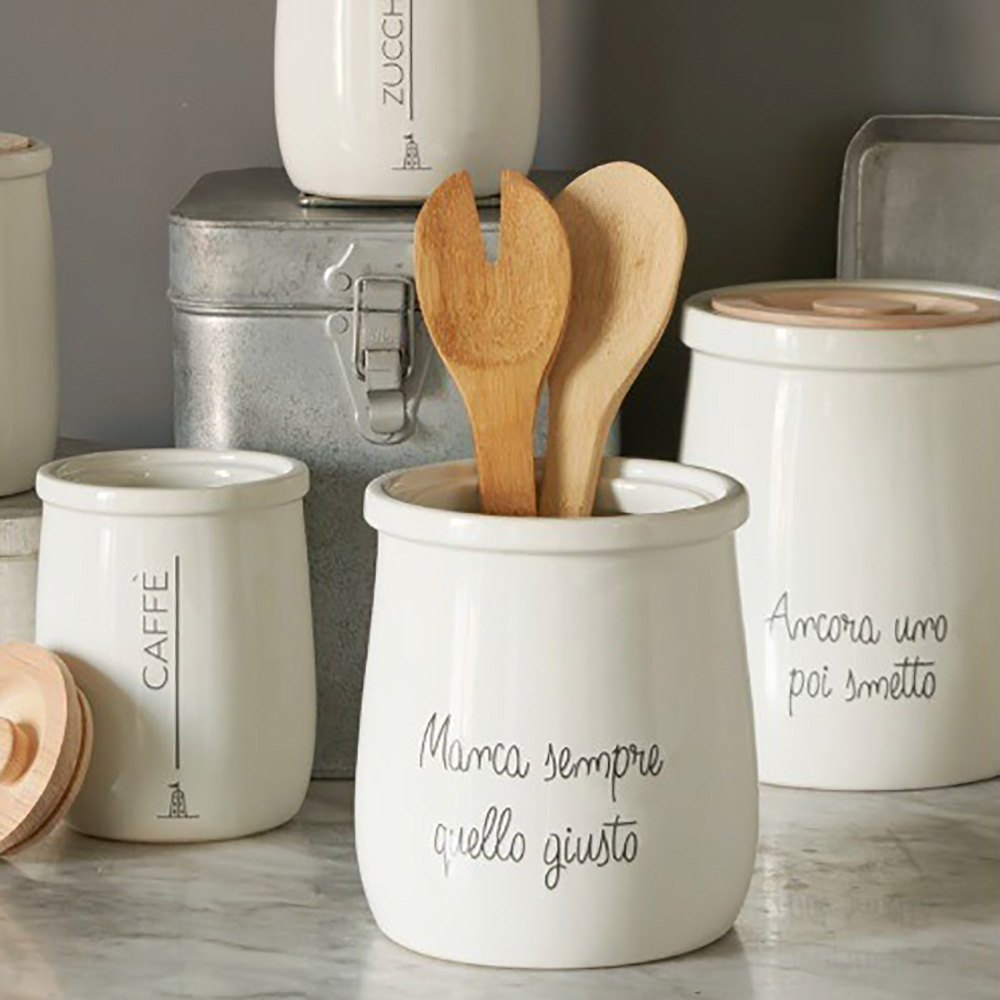 Банка для соли La Porcellana Bianca GLI ONESTI, фарфор, 800 мл