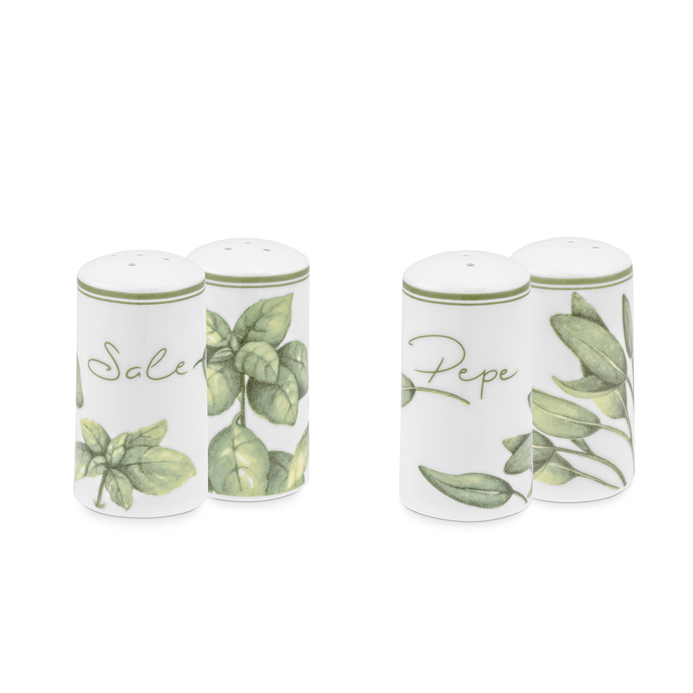Набор для соли и перца La Porcellana Bianca COLTIVIA, фарфор, 4,5 х 8 см