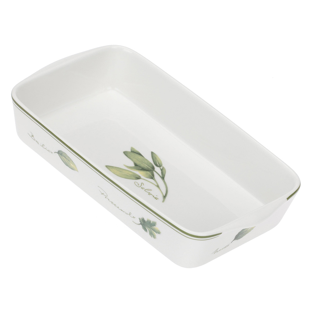 Форма для запекания прямоугольная La Porcellana Bianca COLTIVIA, фарфор, 25,5 х 14,5 х 4,5 см