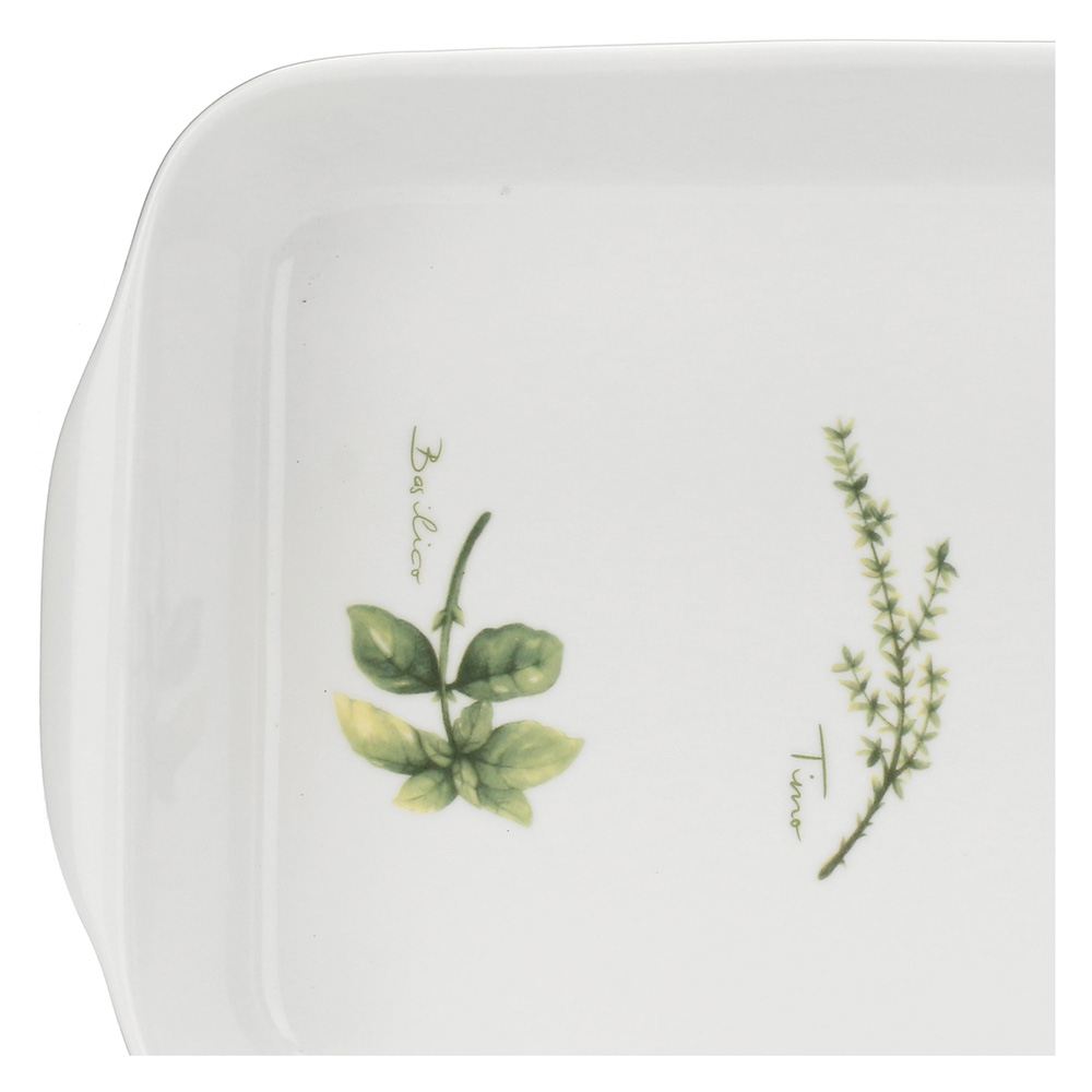 Форма для запекания прямоугольная La Porcellana Bianca COLTIVIA, фарфор, 39,5 х 23,5 х 6 см