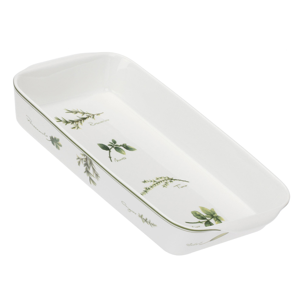 Форма для запекания прямоугольная La Porcellana Bianca COLTIVIA, фарфор, 39,5 х 23,5 х 6 см