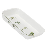 Форма для запекания прямоугольная La Porcellana Bianca COLTIVIA, фарфор, 39,5 х 23,5 х 6 см