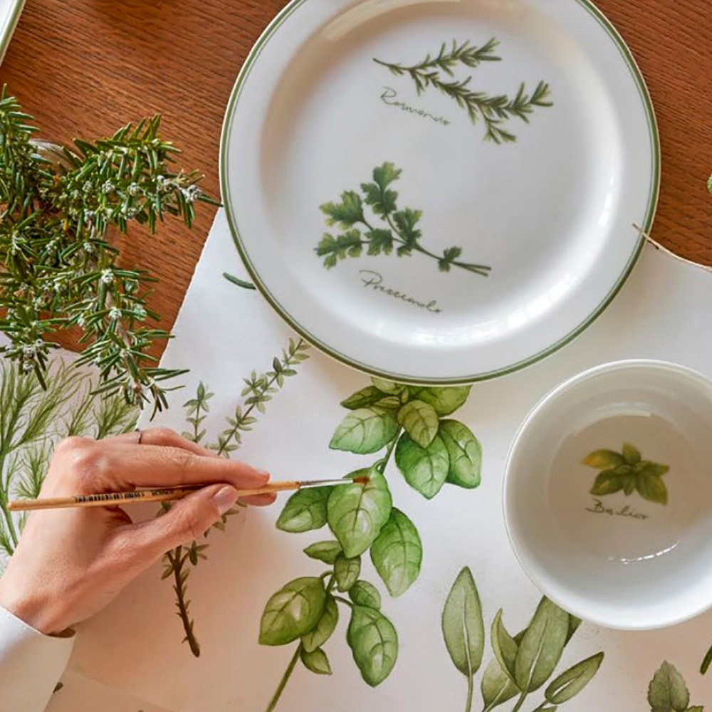 Подставка для ложки La Porcellana Bianca COLTIVIA, фарфор, 22 х 10 см