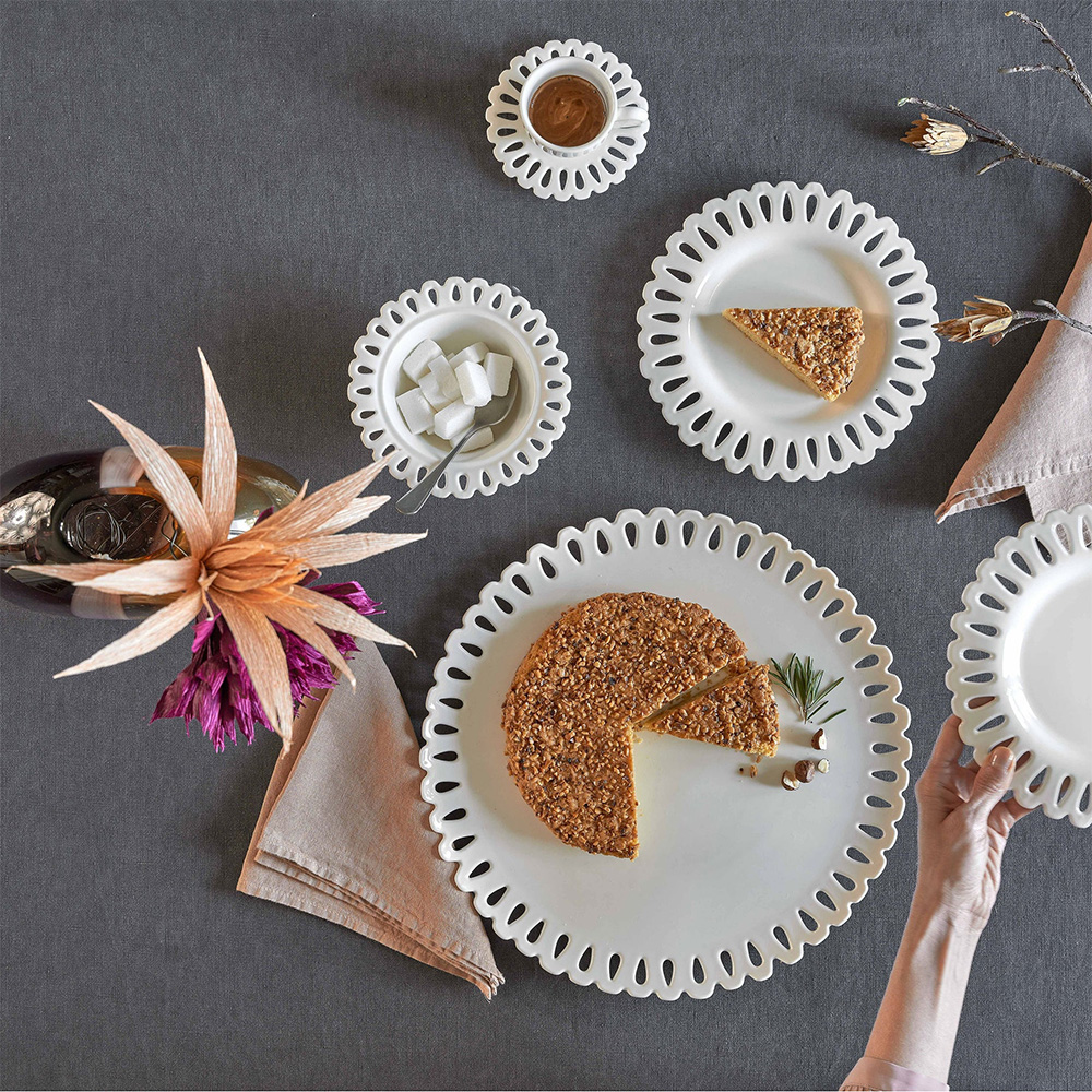 Блюдо сервірувальне La Porcellana Bianca GIULIETTA, порцеляна, діам. 32 см