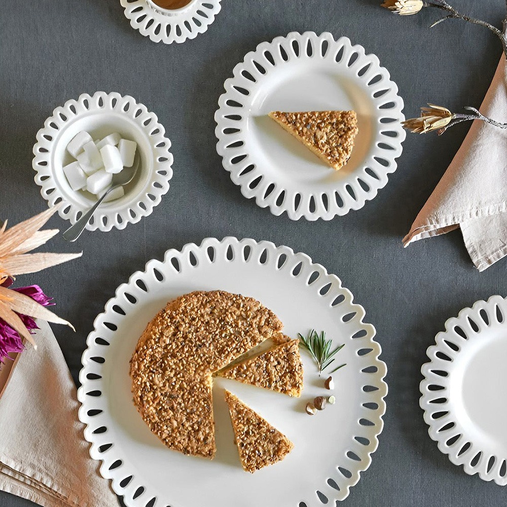 Блюдо сервірувальне La Porcellana Bianca GIULIETTA, порцеляна, діам. 32 см