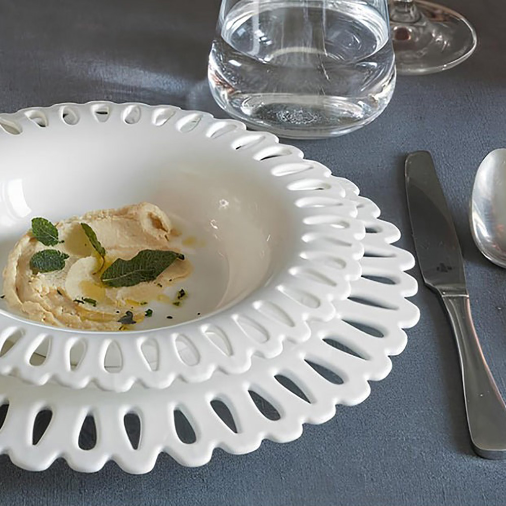 Блюдо прямоугольное La Porcellana Bianca GIULIETTA, фарфор, 31 х 22 см