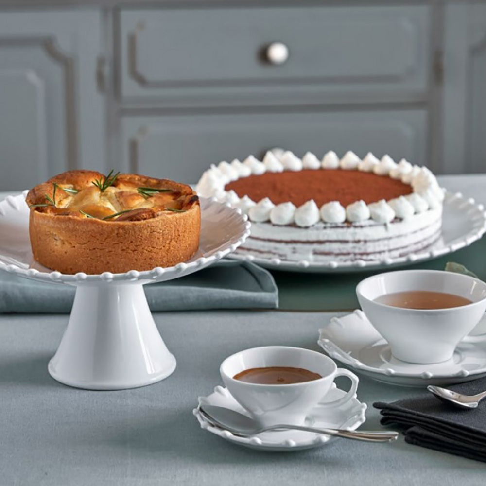 Чашка для кофе с блюдцем La Porcellana Bianca ROMEO, фарфор, 90 мл