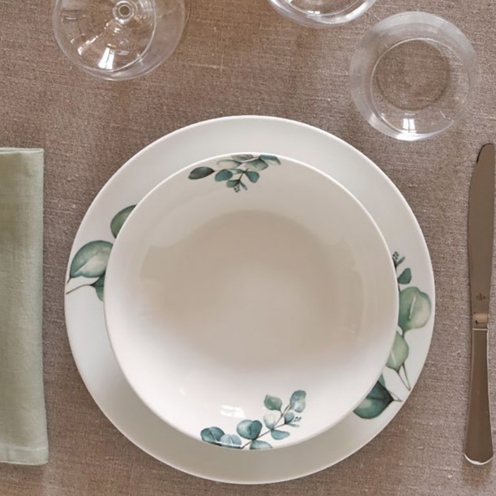 Тарілка обідня La Porcellana Bianca SEMPREVERDE, порцеляна, діам. 28 см