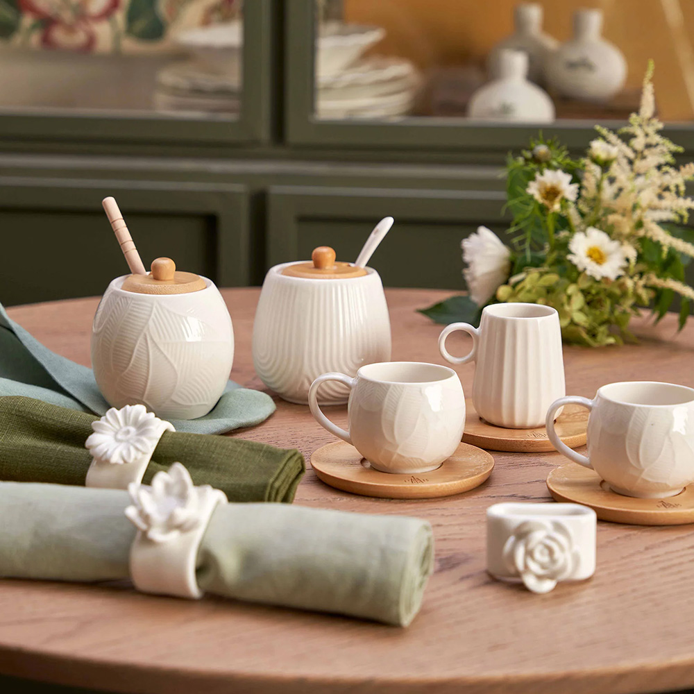 Сахарница La Porcellana Bianca INTAVOLA Stripes с ложкой, фарфор, 250 мл