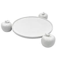 Блюдо La Porcellana Bianca FATTORIA, фарфор, диам. 22 см