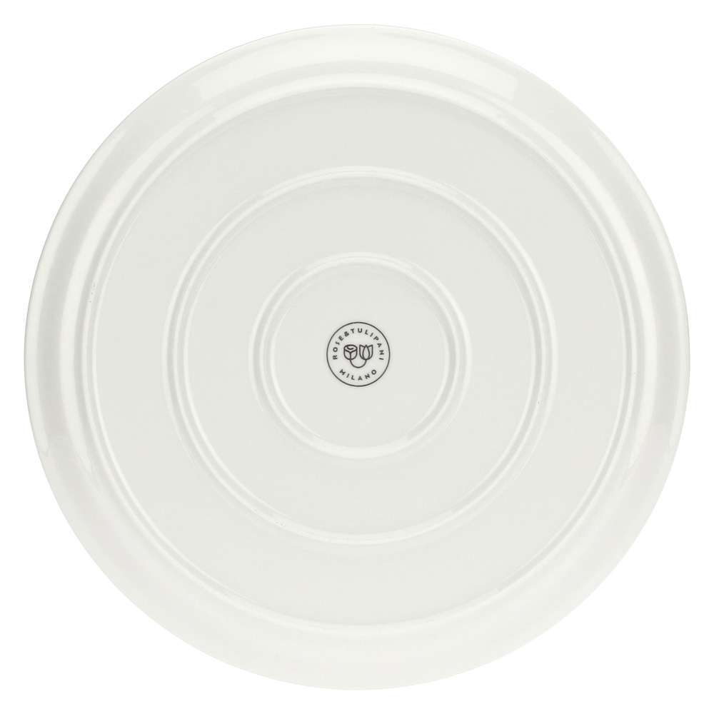 Блюдо для пиццы круглое Rose&Tulipani Milano AUMM ANEMA E CORE, фарфор, диам. 31 см