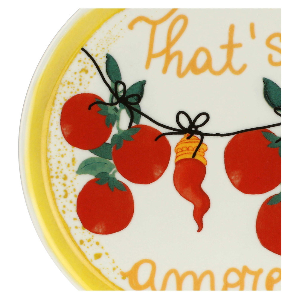 Блюдо для піци кругле Rose&Tulipani Milano AUMM THAT'S AMORE, порцеляна, діам. 31 см