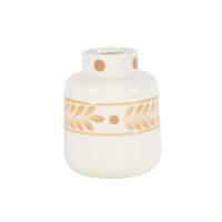 Ваза Rituali Domestici LAURUS, кераміка, світло-бежева, діам. 15 см, вис. 20 см