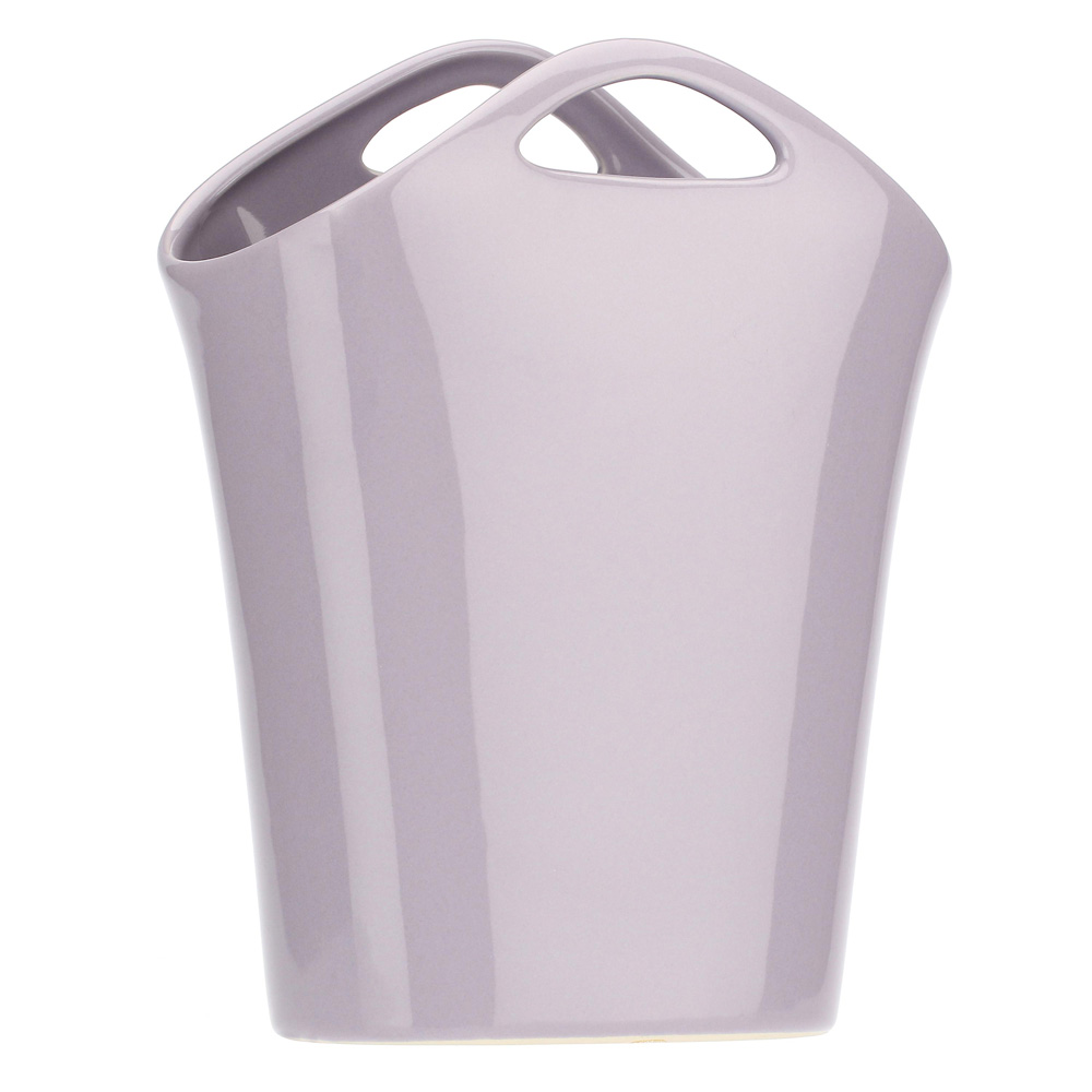 Ваза Rituali Domestici LEGRAZIOSE, кераміка, лилова, 19 х 8,5 х 23 см