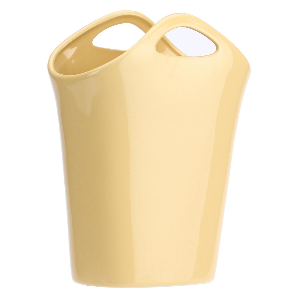 Ваза Rituali Domestici LEGRAZIOSE, кераміка, кремова, 19 х 8,5 х 23 см