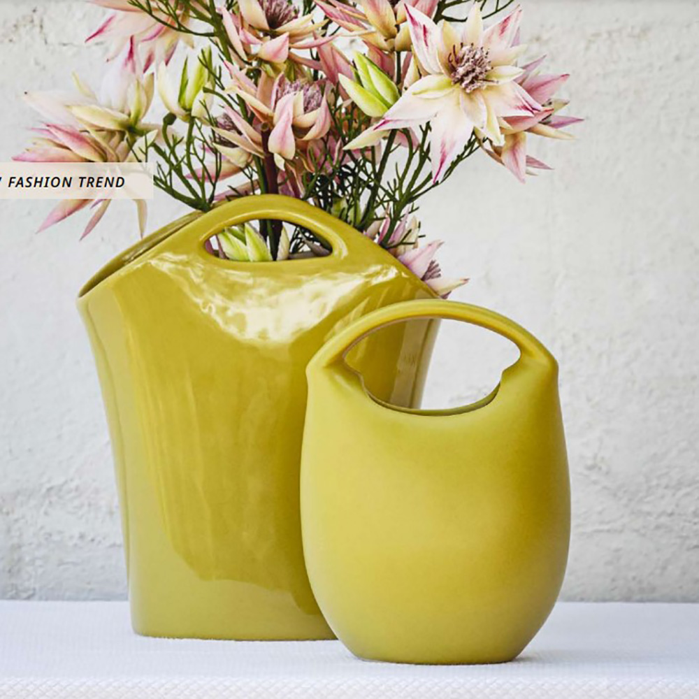 Ваза Rituali Domestici LEGRAZIOSE, керамика, коралловая, 19 х 8,5 х 23 см